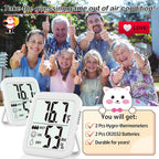 Antonki 2 Pack Room Thermometer - Image 7