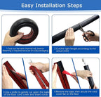 4ft Floor Cord Cover, Cord Hider Floor Black, Extension Cable Cover Power Cord - Image 5