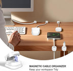 15 Pack Magnetic Cable Clip Organizer Cord Holder, Picozon Adhesive Cable - Image 2