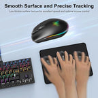 TECKNET 4 Pack Mouse Pad with Anti-fray Stitching, Waterproof Surface & - Image 4