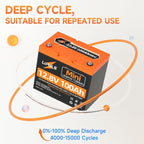 12V100Ah Mini LiFePO4 Lithium Battery, 100Ah Lithium Deep Cycle Battery - Image 6