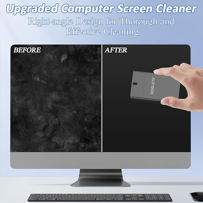 Screen Cleaner Spray and Wipe, Streak-Free Computer Screen Cleaner, Portable - Image 2