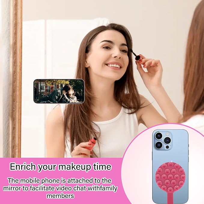 Magnetic Suction Cup Phone Mount, Suction Phone Case Grip Stand Holder - Image 4