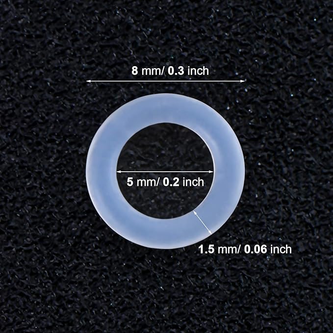 Keyboard Puller Keycap Removal Tool and 200 Pcs Rubber O-Ring Dampeners - Image 4