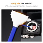 K&F CONCEPT 16mm APS-C Sensor Cleaning Swab*10 + 20ml Sensor Cleaner, DSLR SLR - Image 3