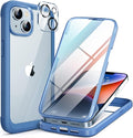 Miracase Glass Series for iPhone 14 Case 6.1 inch, Full-Body Protective Bumper by Miracase