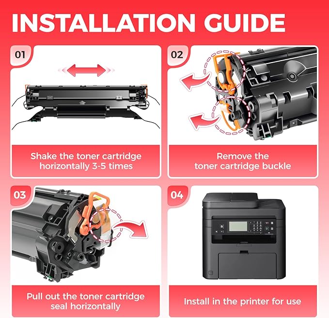 137 Black Toner Cartridge 2-Pack Replacement - Image 4