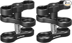 MINIFOCUS 2PCS 1'' Aluminum Ball Clamp Mount by MINIFOCUS