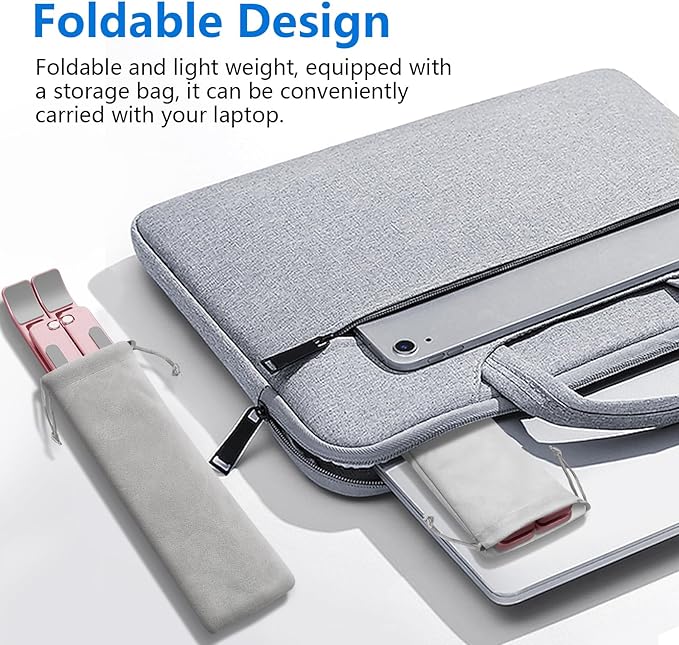 Laptop Stand for Desk, Aluminum Metal MacBook Stand，Computer Riser for Desk - Image 7