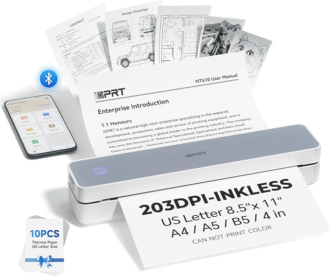 iDPRT Portable Printer Wireless by iDPRT