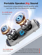 Bluetooth Speaker, 20W HD Sound, Portable Wireless, IPX5 Waterproof, - Image 2