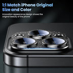 Uyiton Compatible with iPhone 16 Pro/iPhone 16 Pro Max Camera Lens Protector - Image 6