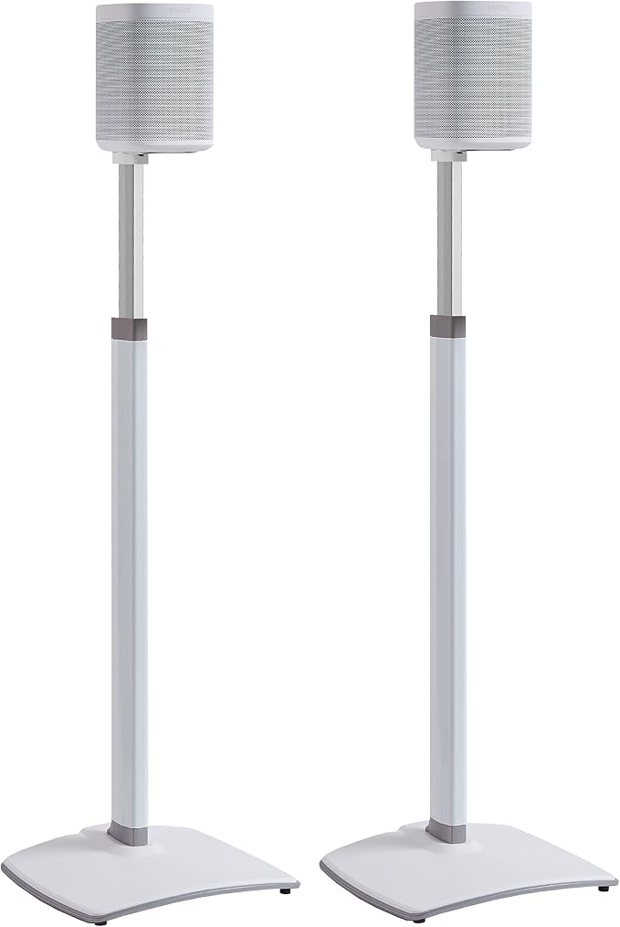 SANUS Adjustable Height Wireless Speaker Stands Designed by SANUS