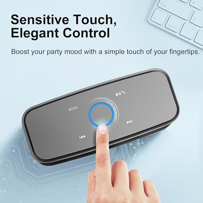 DOSS SoundBox Touch Wireless Bluetooth Speaker - Image 3