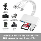 5-in-1 Memory Card Reader, USB OTG Adapter & SD Card Reader - Image 2