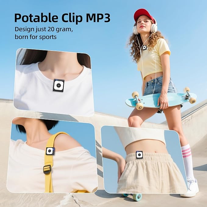 AGPTEK 16GB Clip MP3 Player - Image 4