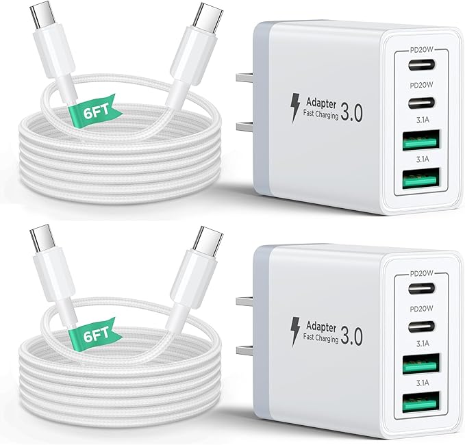 40W USB C Charger Block, iPad Pro, Cellphones Charger by Aiminu