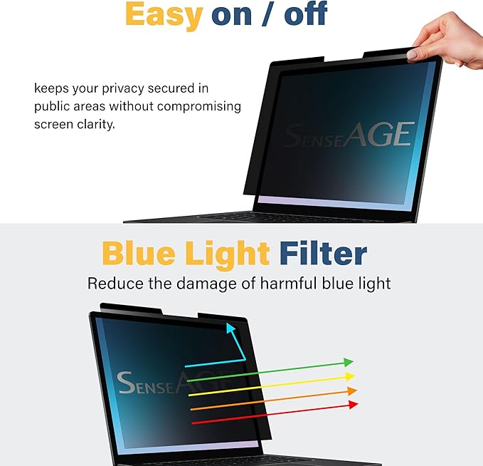 SenseAGE Magnetic Privacy Screen Protector - Image 4
