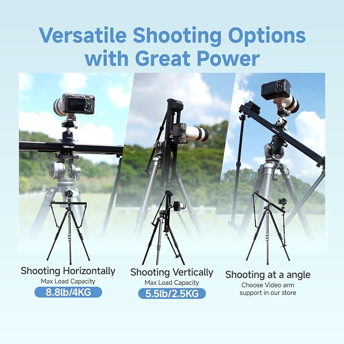 Accsoon Toprig 24inch/60cm Motorized Camera Slider, Time-Lapse/Loop Mode - Image 4