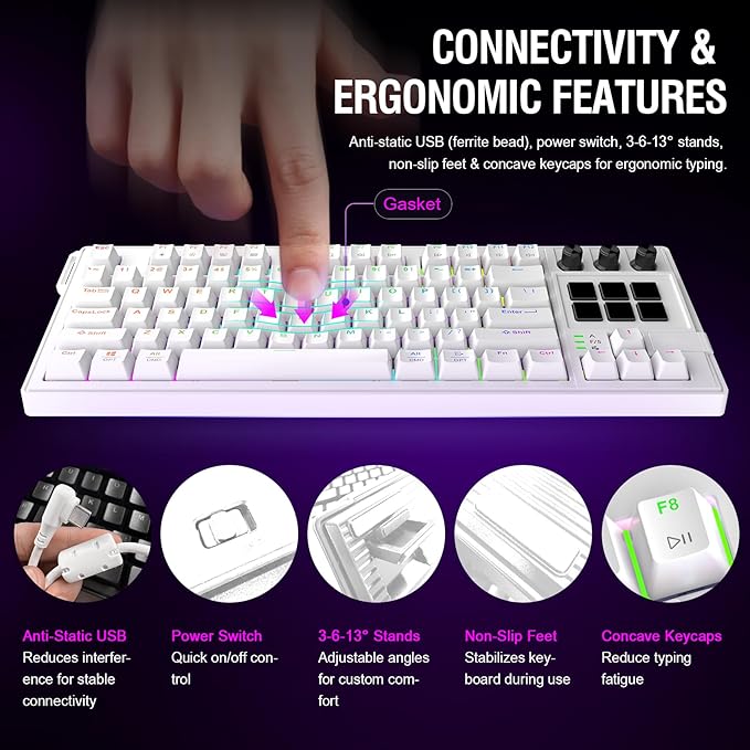 K1 Pro Macro Keyboard, Wired Only Full-Key Programmable On-Board Keypad - Image 9