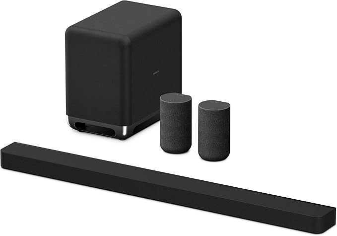 Sony BRAVIA Theater Bar 9 Sound Bar, SA-SW5 Wireless Subwoofer, and SA-RS5 by Sony