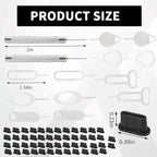 16 PCS Sim Card Removal Tool, Sim Ejector Tool, Comes - Image 2