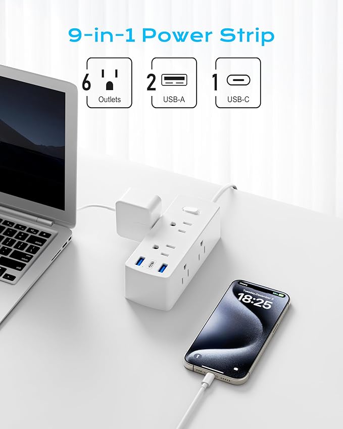 Italy Travel Plug Adapter, Olcorife US to Italy Type L Plug Adapter, - Image 2
