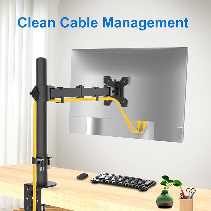 H&C Single Monitor Mount, Desk Mount - Image 9