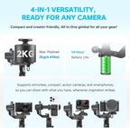 FeiyuTech SCORP Mini 3 Pro Camera Gimbal – AI 4.0 Tracking, Detachable Handle - Image 5