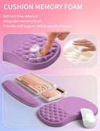 Hokafenle 2in1 Combination, Wave Keyboard Wrist Rest and Ergonomic Curvature - Image 4