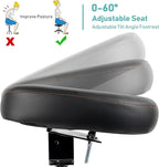 Footrest Stool Under Desk Adjustable Height and Tilt Angle Footrest Ottoman - Image 3