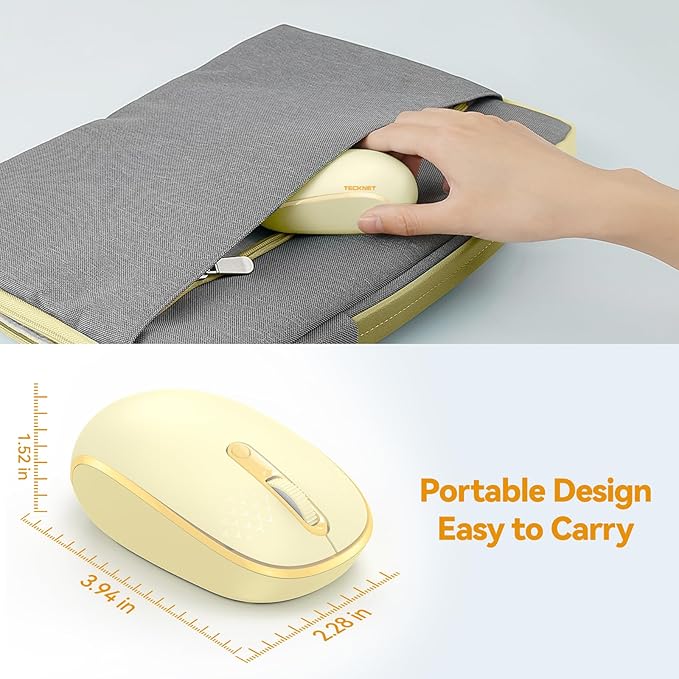 TECKNET Wireless Mouse, 2.4G Quiet Computer Mouse - Image 4
