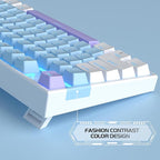 MageGee 75% Mechanical Gaming Keyboard, LED Blue Backlit, 87 Keys Compact TKL - Image 6