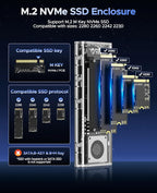 ORICO 40Gbps M.2 NVMe SSD Enclosure - Image 5