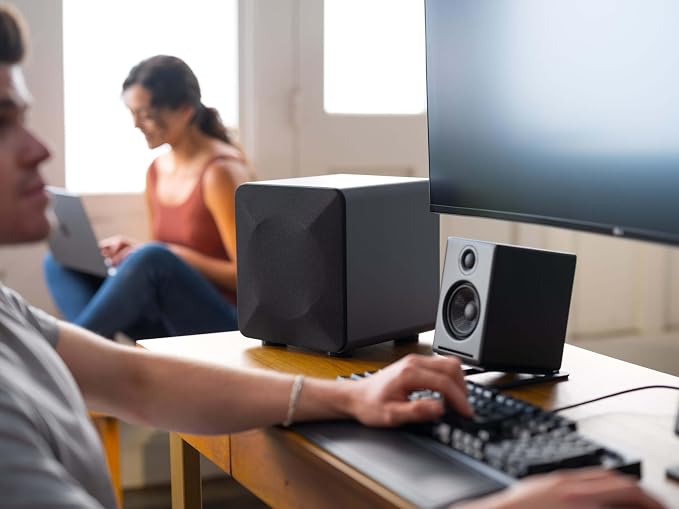 Audioengine S6 210W Compact Powered Mini Subwoofer- Powerful Bass in a Small - Image 8