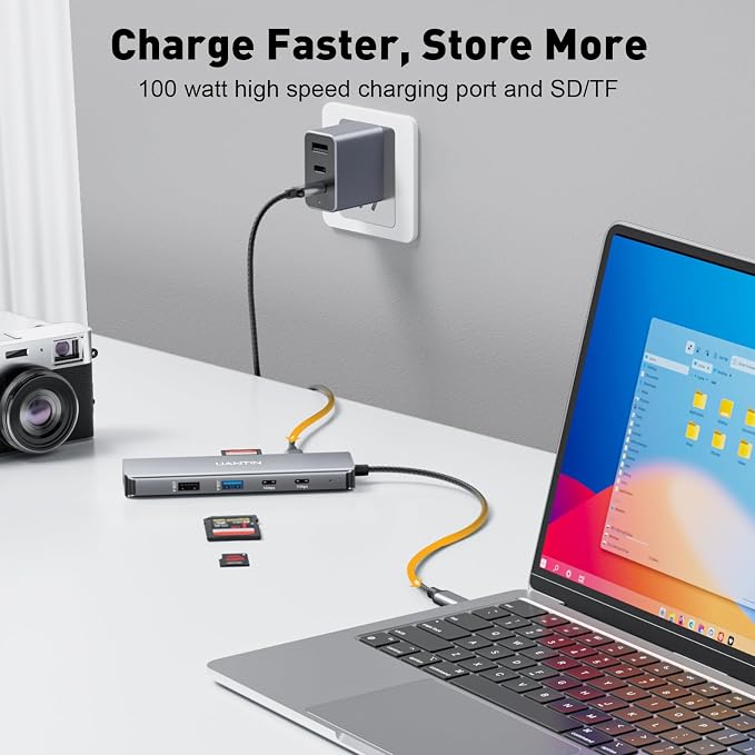 9-in-1 USB C Hub, 4K60Hz HDMI Multiport Adapter - Image 5