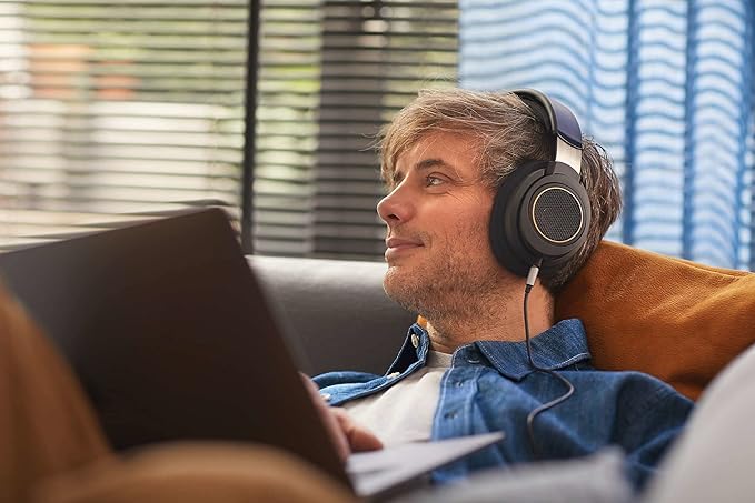 PHILIPS Over Ear Open Back Stereo Headphones Wired - Image 2