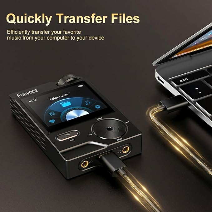 HiFi MP3 Player, Lossless DSD High-Resolution Digital Audio Music Player - Image 7