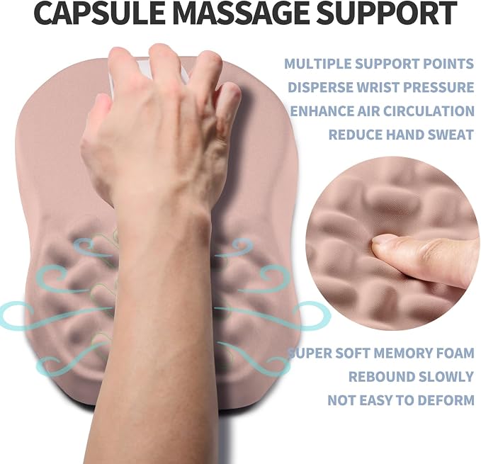 Ergonomic Raised Mouse Pad Wrist Support - Image 3