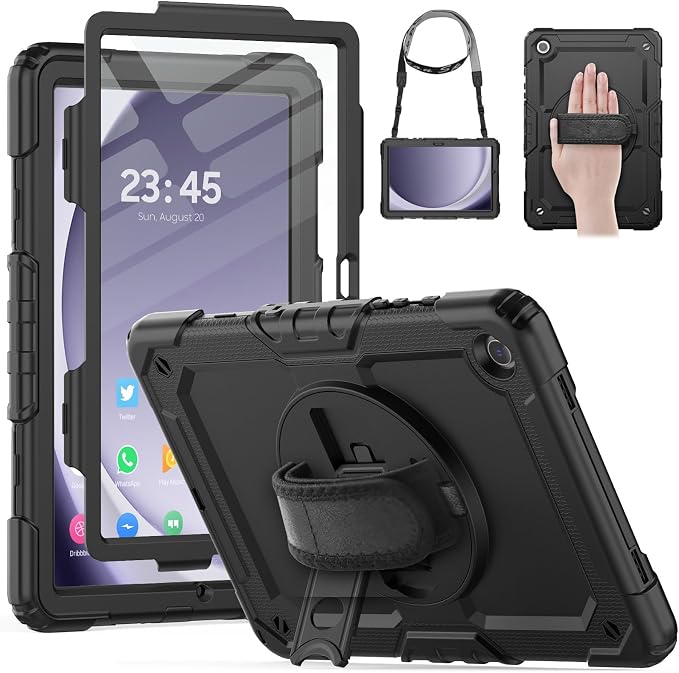 HXCASEAC Case for Samsung Galaxy Tab A9+ Plus 11 Inch, Protective by HXCASEAC
