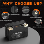 DKL9 450A LiFePO4 Motorcycle Lithium Battery, 12V 3Ah Powersports Battery - Image 8