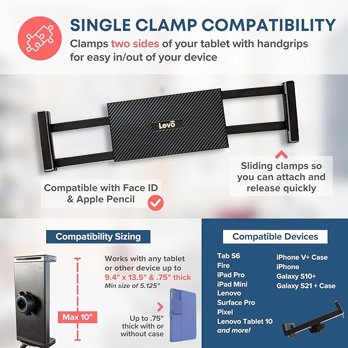 LEVO Adjustable Height Floor Stand on Wheels - Image 4