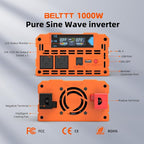 BELTTT 1000Watt Pure Sine Wave Inverter 12V DC to 120V AC - Image 8