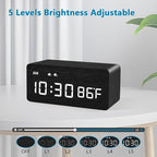 MOSITO Digital Wooden Alarm Clock - Image 2
