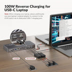 AV Access Docking Station KVM Switch 2 Monitors 2 Laptops, 4K HDMI KVM Switch - Image 5