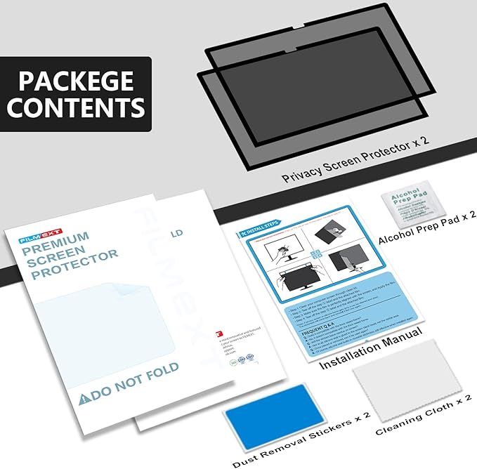 FILMEXT 27 inch privacy screen for monitor compatible - Image 6