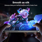 Esanik for iPhone 16e/14/13Pro/13 Matte Glass Screen Protector Anti-Glare & - Image 6