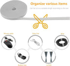 Reusable Fastening Tape Cable Ties 3/4 Inch Double Side Hook Roll - Image 3