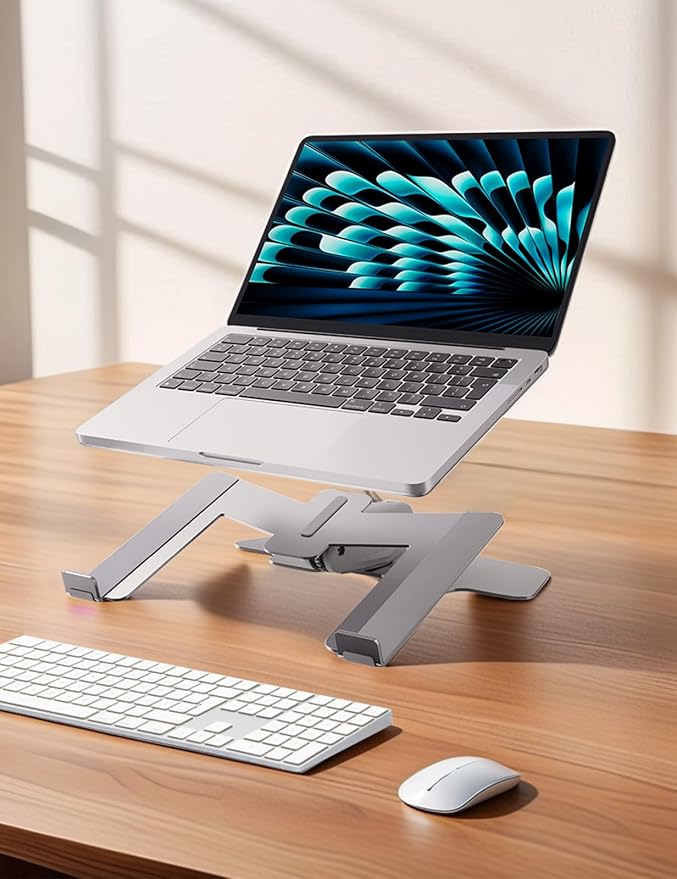 Vaydeer Laptop Stand for Desk, Metal Dual-Mode Design for Desk & Vertical Use - Image 9
