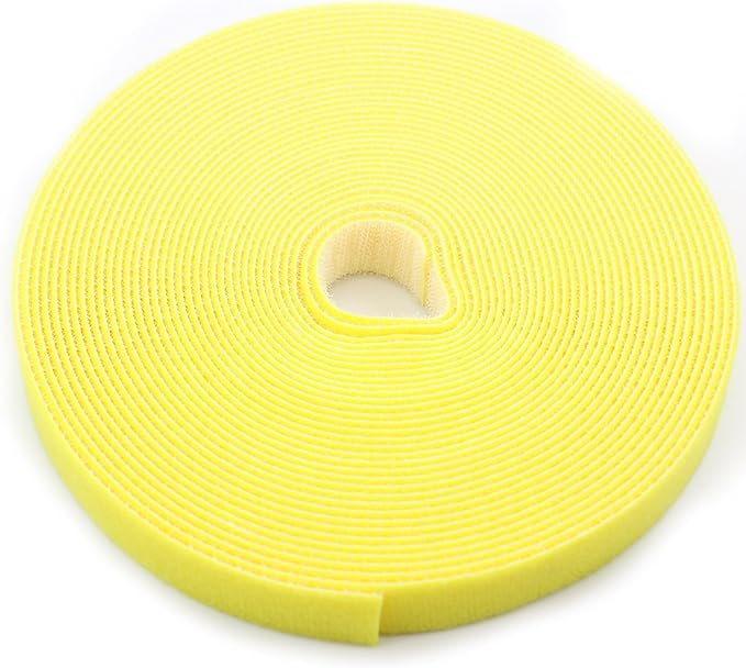 Reusable Fastening Tape Cable Ties 3/4 Inch Double Side Hook Roll by SAISN